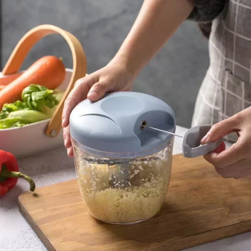 Kitchen Householde Manual Garlic Press Multi-function Grinding Chopper Food Vegetables Cutter Meat Kitchen Gadgets Masher Tool